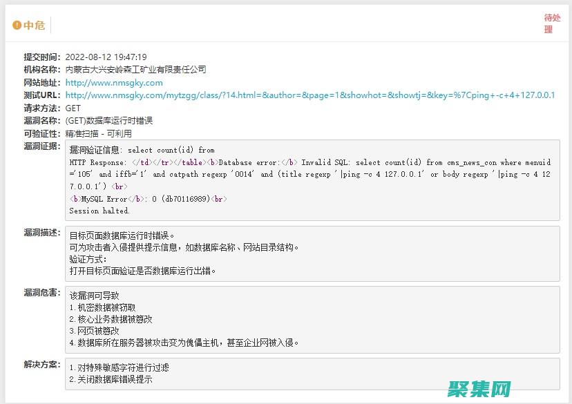 詳細的漏洞報告，提供易于理解的修復指南 (詳細的漏洞報告怎么寫)