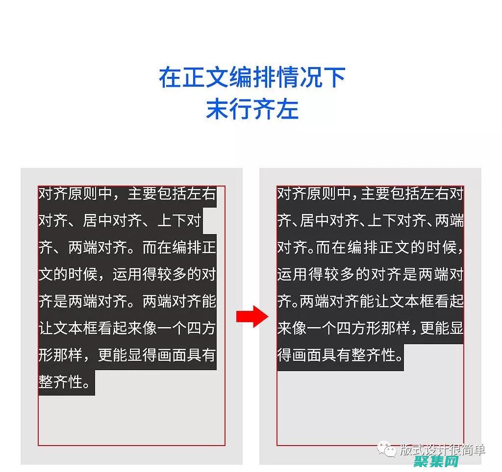 行間整齊有序