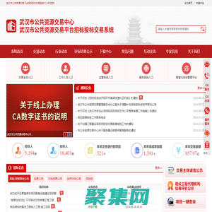 武漢市公共資源招標投標交易系統