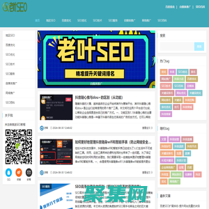 老葉SEO_地區SEO_百度優化_SEO優化_SEO技術_SEO服務_自媒體推廣_網站推廣_SEO百科_laoyeseo.com