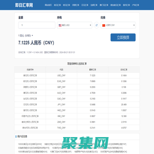 今日人民幣兌換美元匯率_人民幣兌美元歐元英鎊日元外匯匯率_即日匯率網